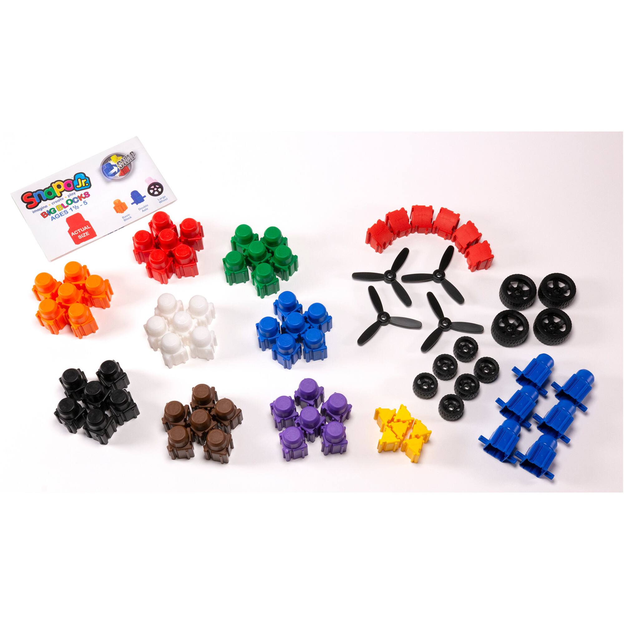 Snapo™ Jr. Assorted Building Blocks Advanced Builders Kit, 80pc.
